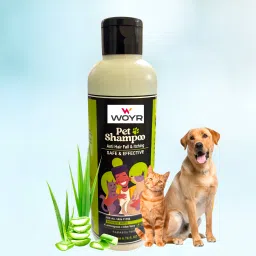 Pet Shampoo For Dogs & Cat|Relieves Itchiness and Hairfall|Anti hairfall Shampoo Anti-itching, Itch Relief, Anti-dandruff, Whitening and Color Enhancing, Allergy Relief Lemongrass, Aloevera Dog, Cat Shampoo-image-51