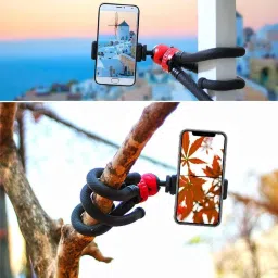 Techlife Solutions Flexible Gorillapod Tripod with 360° Rotating Ball Head Tripod for All DSLR Cameras & Mobile Phones Tripod, Tripod Bracket image 4