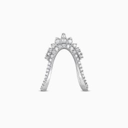 Sterling Silver Zircon Rhodium Plated Ring-image-58
