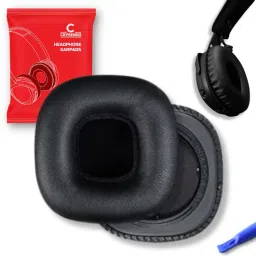 Crysendo Headset Cushion For Marshal MID ANC Wireless Headset Protein Leather & Soft Foam Over The Ear Headphone Cushion-image-53