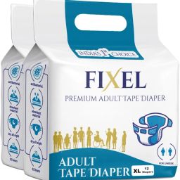 Adult taped diaper for unisex, extra Large size (116-152 cm / 46-66 inch) Adult Diapers - XL-image-80