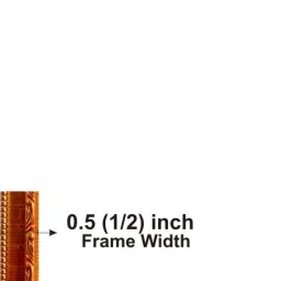 deshkart BORO MAA KALI GOLDEN PHOTO FRAME SMALL SIZE (6.5 X 8.5) INCH RECTANGULAR Religious Frame image 4