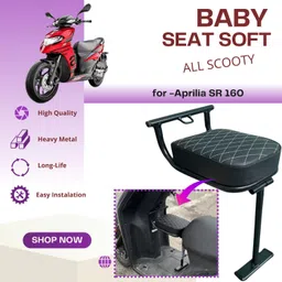 srphere High Quality Heavy Metal Folding Baby Seat For Aprilia SR 160 Single Bike Seat Cover For Honda, Hero, TVS, Suzuki Access 125, Access, Activa, Activa 3G, Activa 4G, Activa 5G, Activa 6G, Jupiter, Burgman-picture-2