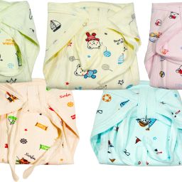 New Born Washable Reusable Hosiery Cotton Diapers Double Layer Padded Nappy-21