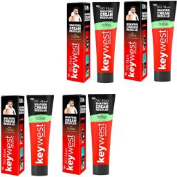 KEYWEST SHAVING CREAM FOR PERFACT CLEAN & MOISTURE SKIN PACK OF - 120g x 4-image-11