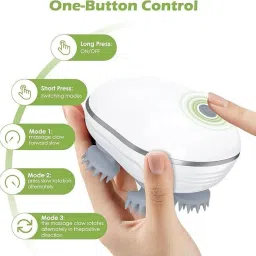 KTOSTON Rechargeable Head Kneading Massage Machine|3 Speed Mode Handheld Scalp Scratcher Body Massager for Hair Growth,Deep Clean& Stress Relaxation Massager-image-11