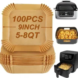 100 Pcs Square Air Fryer-Paper Disposable Paper Liner, Baking Paper & Oil-proof Airfryer Tray-picture-18