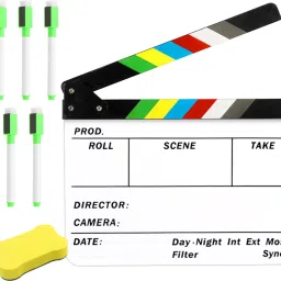 Clap Board with Markers and Erasers for Movie Directors-10