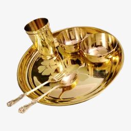 Pack of 6 Brass Dinner Set-image-76