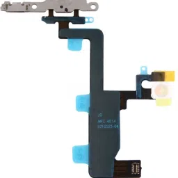 Sandreezz Power Button & Flashlight Flex Cable with Brackets for Apple iPhone 6 Power ON/OFF Button image 4