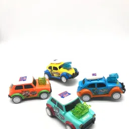 Go Jumping Toy Friction Powered Car Vehicle jumping Bonnet-image-5