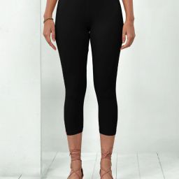 Women Black Capri-image-4