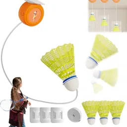 Indoor Badminton Trainer, Children's Indoor Badminton Toys Badminton Kit-image-25