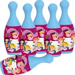 Bowling Game for Kids Toy with 6 Big Pin and 2 Big Ball Bowling-image-10