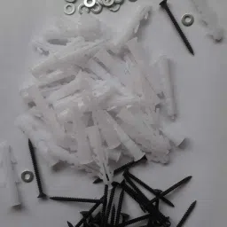 Unique 38mm Assorted Set of Gitti ,Screw, Washers - Set of 50 = Total 150 pcs Appliance Furniture Caster-image-1
