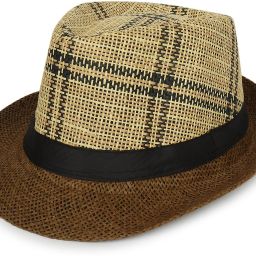 ZACHARIAS Paper Jute Fedora Hat Cap-image-72