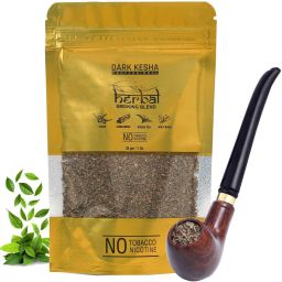 Organic Smoking Blend Herbal Mixture 30G With Brown Smoking Pipe Wooden Material Smoking Cessations-image-43