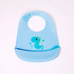 Soft Silicone Waterproof Baby Bib with Adjustable Buttons for Mess-Free Feeding-picture-12