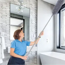 ® Fan Cleaning Duster with Extendable Rod Dust Cleaner Wet and Dry Duster 285cm Wet and Dry Duster Set-image-60
