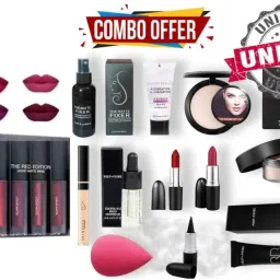 lately 10 items face makeup kit combo with lipstick set4 & 36h eyeliner-picture-22