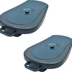 Plastic Bedpan For Men And Women|Unisex Polypropylene Bed Pan With Lid(2 Pieces) Urine Pot-7