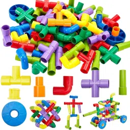 aexoniz toys 85 Pcs Building Blocks Toys Different Shapes For Block Kids image 3
