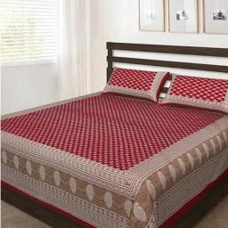 140 TC Cotton Double Printed Flat Bedsheet-image-44