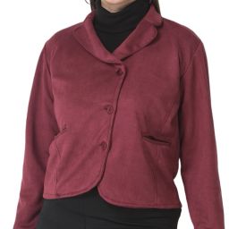 Fleece Solid Coat For Women-image-38