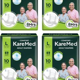 Comfort Adult Tape Diaper - Large (10 Pieces) - (Pack of 4) - L-image-42