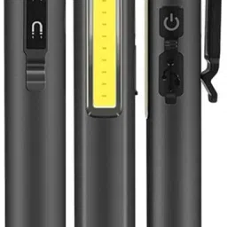 Pen Rechargeable LED Magnetic Work Light, COB Light Military-Grade Flashlight Torch-14