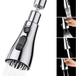 clayplus Faucet head Universal Kitchen Faucet 3-Function Pull Down Sink Sprayer Aerator Foam Flow Faucet image 2