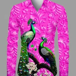 Unstitched Polycotton Shirt Fabric Printed-image-1