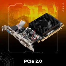 D25 Zeb GT730 4GD3, Powered by NVIDIA, GDDR3 Graphics Memory with 64 bit GDDR3 4 GB NVIDIA Chipset 64 bit 1333 MHz Graphics Card image 2