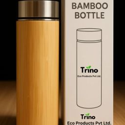 Bamboo Bottle 500ml | Leak-Proof Insulated Thermos Flask with Tea Strainer 500 ml Bottle-image-92