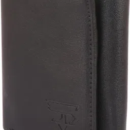 Men Casual Black Artificial Leather Wallet-image-97