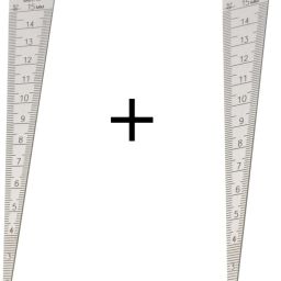 Bore gauge/Taper Gage 1-15mm 1/32-5/8 Inch Stainless Steel (PACK OF 2) Bore Gauge-21
