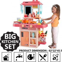 42-Piece Kitchen Set, Smoky, Music,Real Water Tap-image-37