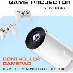 Playtastic M300 Max Retro Video Game Console 64 GB with Android 11 System Mini Portable Intelligent Projector, 2 Wireless Controllers image 4