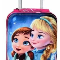 Small Cabin Suitcase (45 cm) 4 Wheels - Kid's 17-Inch Rolling Suitcase | Non-Breakable 4-Wheel Travel Trolley Bag - Pink-image-24