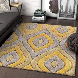 Yellow Polyester Carpet-16