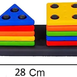 gamloid Creative Geometrics Square Educational Learning Toys Stacking Block Game image 3