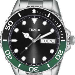 timex Black Dial with Day-Date Function Analog Watch - For Men TW000Z600 image 3