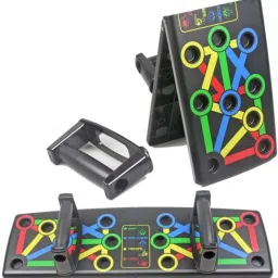 1 kg Push Up Board Folding Multi Color-coded Muscle Training Board Push up flex board Home Gym Combo-5