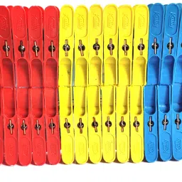 Multipurpose 48 Pcs Cloth Clips | Cloth Hanging Pins Plastic Cloth Clips-17