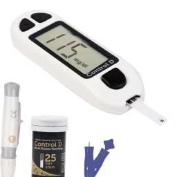 25 Strips & Automatic Glucose Blood Sugar Testing Machine Digital Glucometer-9