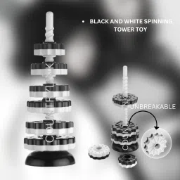 Best Unbreakable Spin Stacking Tower, Educational Activity Toy, Improve for Kids-image-19
