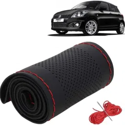 Hand Stiched Steering Cover For Maruti, Honda, Hyundai, Tata, Datsun Swift, Alto 800, Amaze, Alto K10, Baleno, Swift Dzire-14
