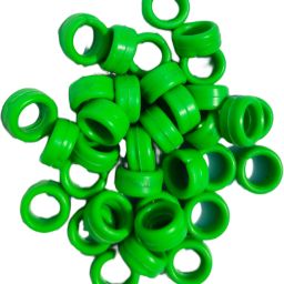 Pigeon foot green hard rubber ring 20 pcs Bird Shoulder Guard-image-59