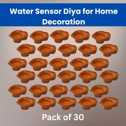 Water Sensor Diya LED Water Diyas for Diwali Home & Office Décor Pack of 30 A181 Plastic (Pack of 30) Table Diya Set-image-83
