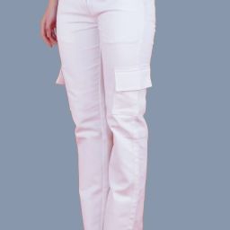 Women Jogger Fit Mid Rise White Jeans-image-110
